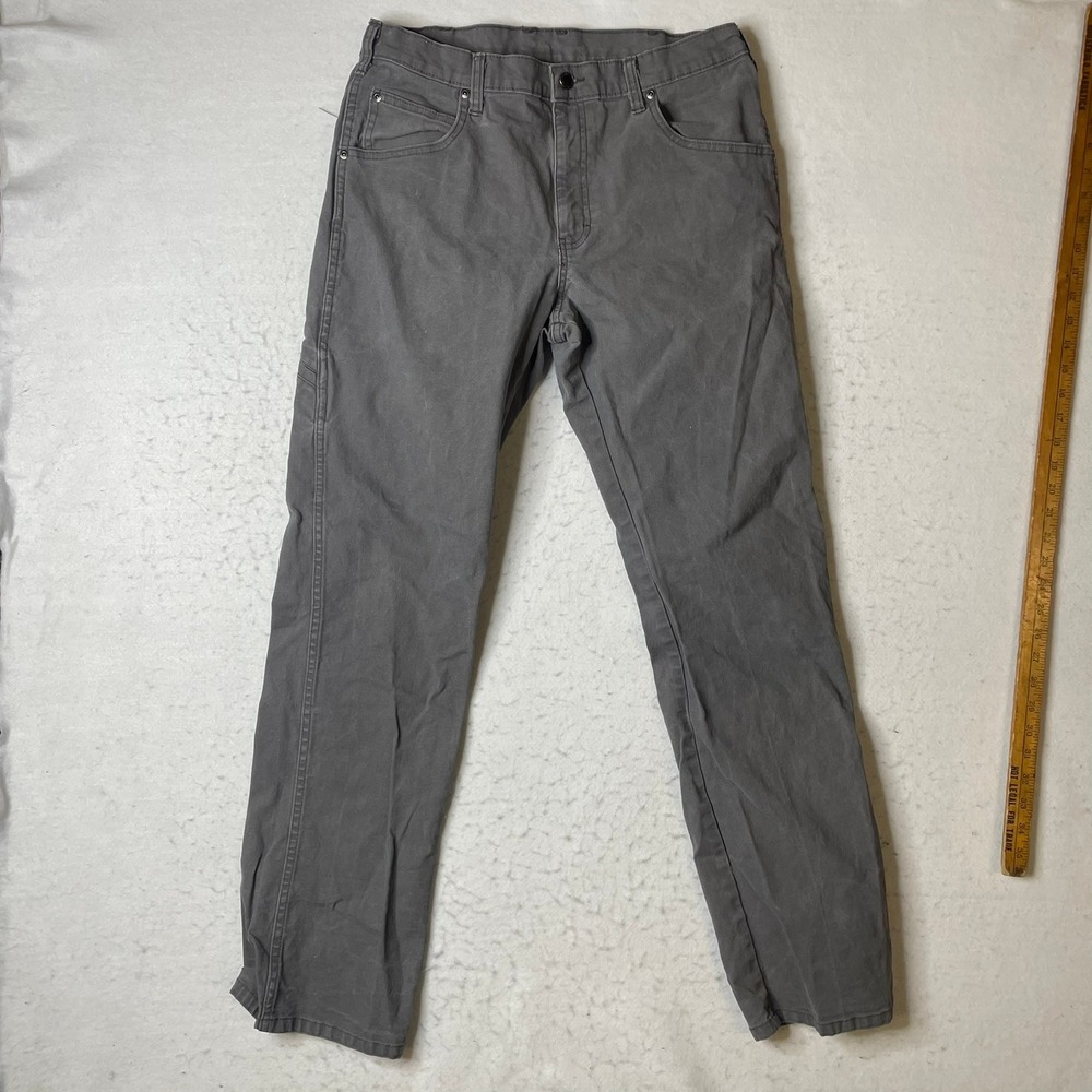 Dickies Work Pants Mens 32x32 Gray Carpenter Utility Twill Regular Fit - Picture 4 of 9